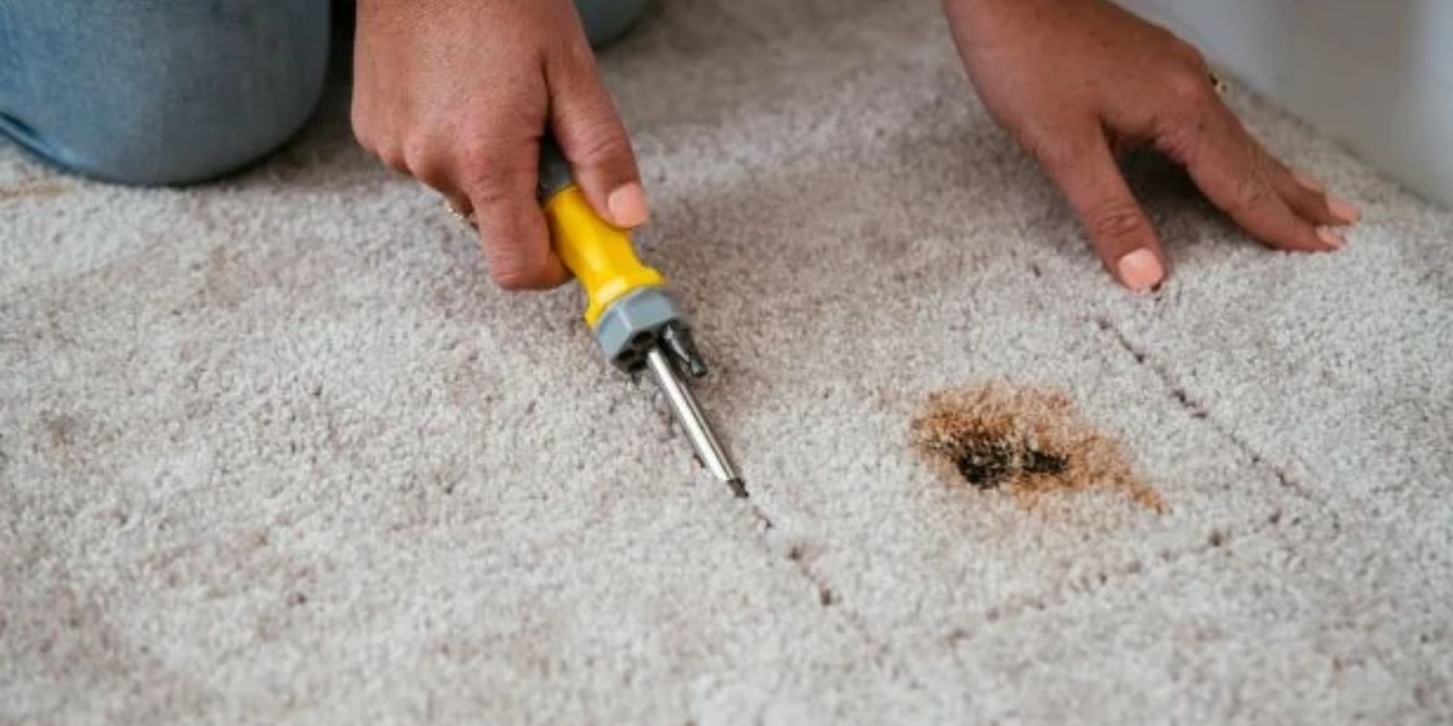 Carpet Damage Repair Services: Pet, Bleach, Water, Burn & Seam Repairs